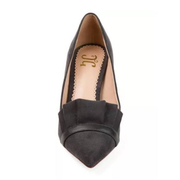 Journee Collection Womens Marek Pointed Toe Mid Heel Pumps Size 8M - Picture 2 of 7